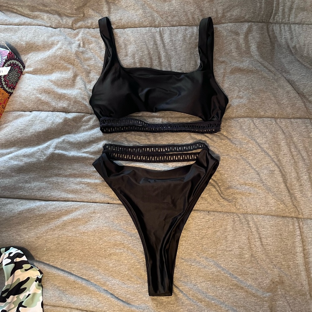 NWOT Black Bikini Set